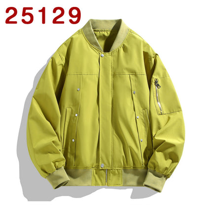 Autumn New Fashionable Loose Fit Bomber Jacket for Men and Women