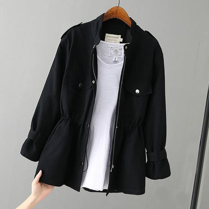 Women's long loose top jacket for women