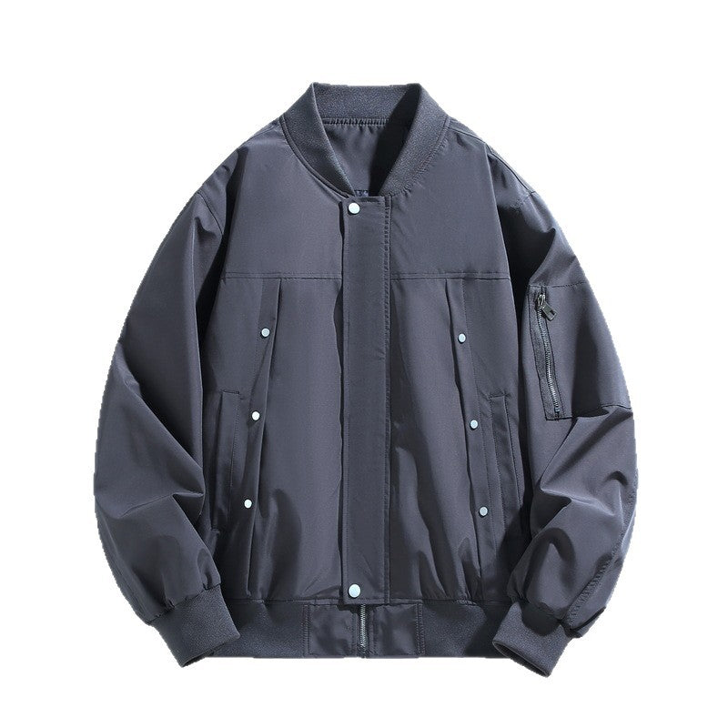 Autumn New Fashionable Loose Fit Bomber Jacket for Men and Women