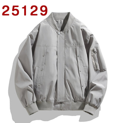 Autumn New Fashionable Loose Fit Bomber Jacket for Men and Women