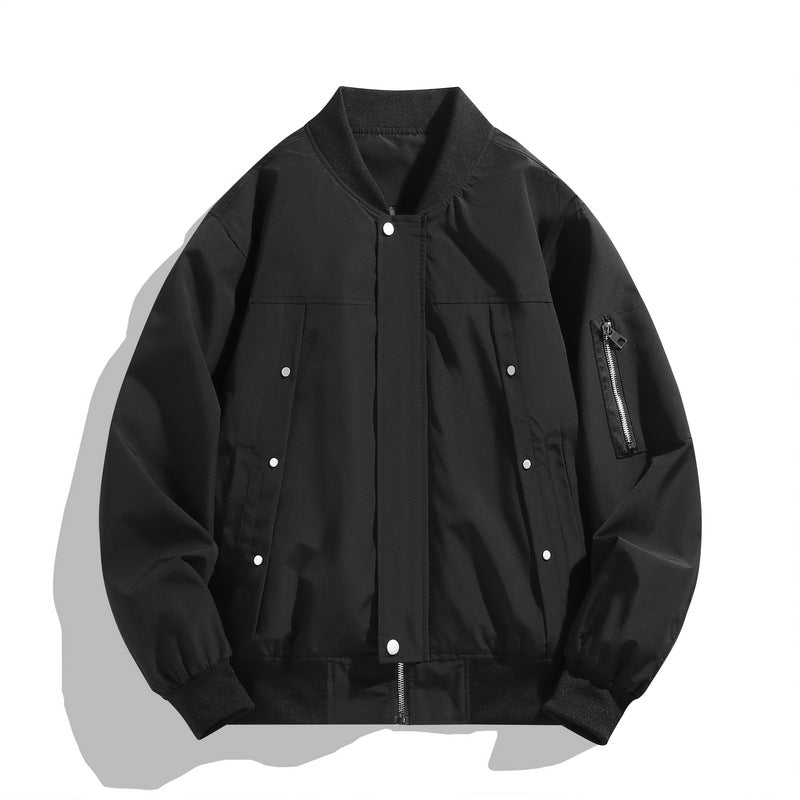 Autumn New Fashionable Loose Fit Bomber Jacket for Men and Women