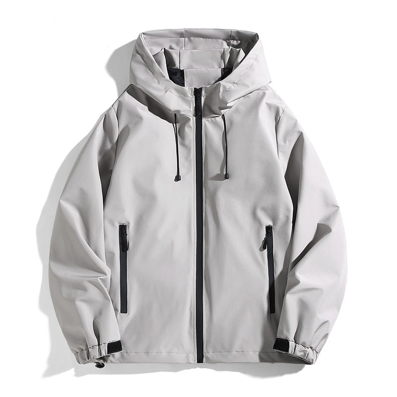 Couple Outdoor Jacket Men's Hiking Coat Youth Student Spring Autumn Waterproof Jacket Team Uniform