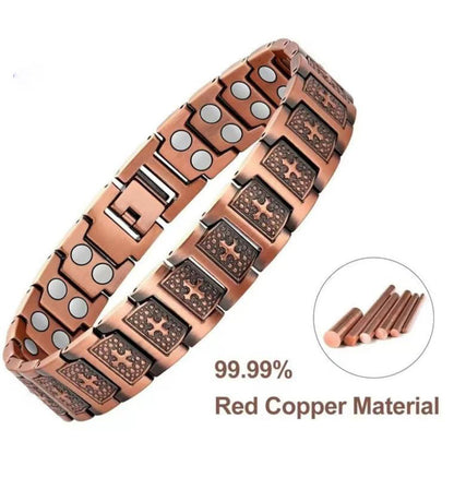 🔥LAST DAY 50% OFF🔥 - 99.9% Pure Copper Magnetic Cross Bracelet — Boost Wellness, Enhance Circulation, and Relieve Fatigue