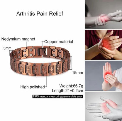 🔥LAST DAY 50% OFF🔥 - 99.9% Pure Copper Magnetic Cross Bracelet — Boost Wellness, Enhance Circulation, and Relieve Fatigue