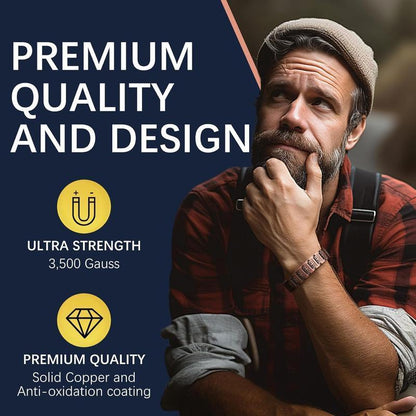 🔥LAST DAY 50% OFF🔥 - 99.9% Pure Copper Magnetic Cross Bracelet — Boost Wellness, Enhance Circulation, and Relieve Fatigue