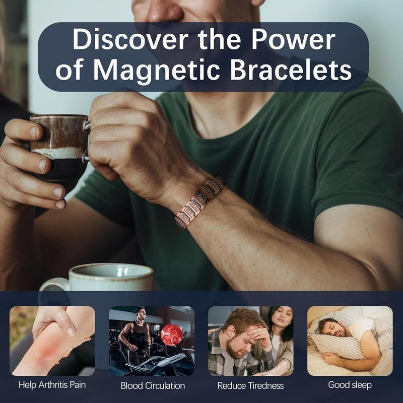 🔥LAST DAY 50% OFF🔥 - 99.9% Pure Copper Magnetic Cross Bracelet — Boost Wellness, Enhance Circulation, and Relieve Fatigue