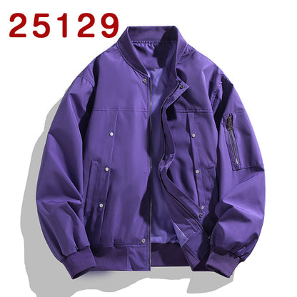 Autumn New Fashionable Loose Fit Bomber Jacket for Men and Women