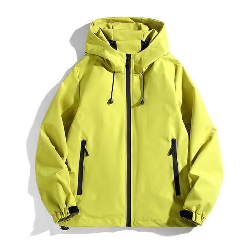 Couple Outdoor Jacket Men's Hiking Coat Youth Student Spring Autumn Waterproof Jacket Team Uniform